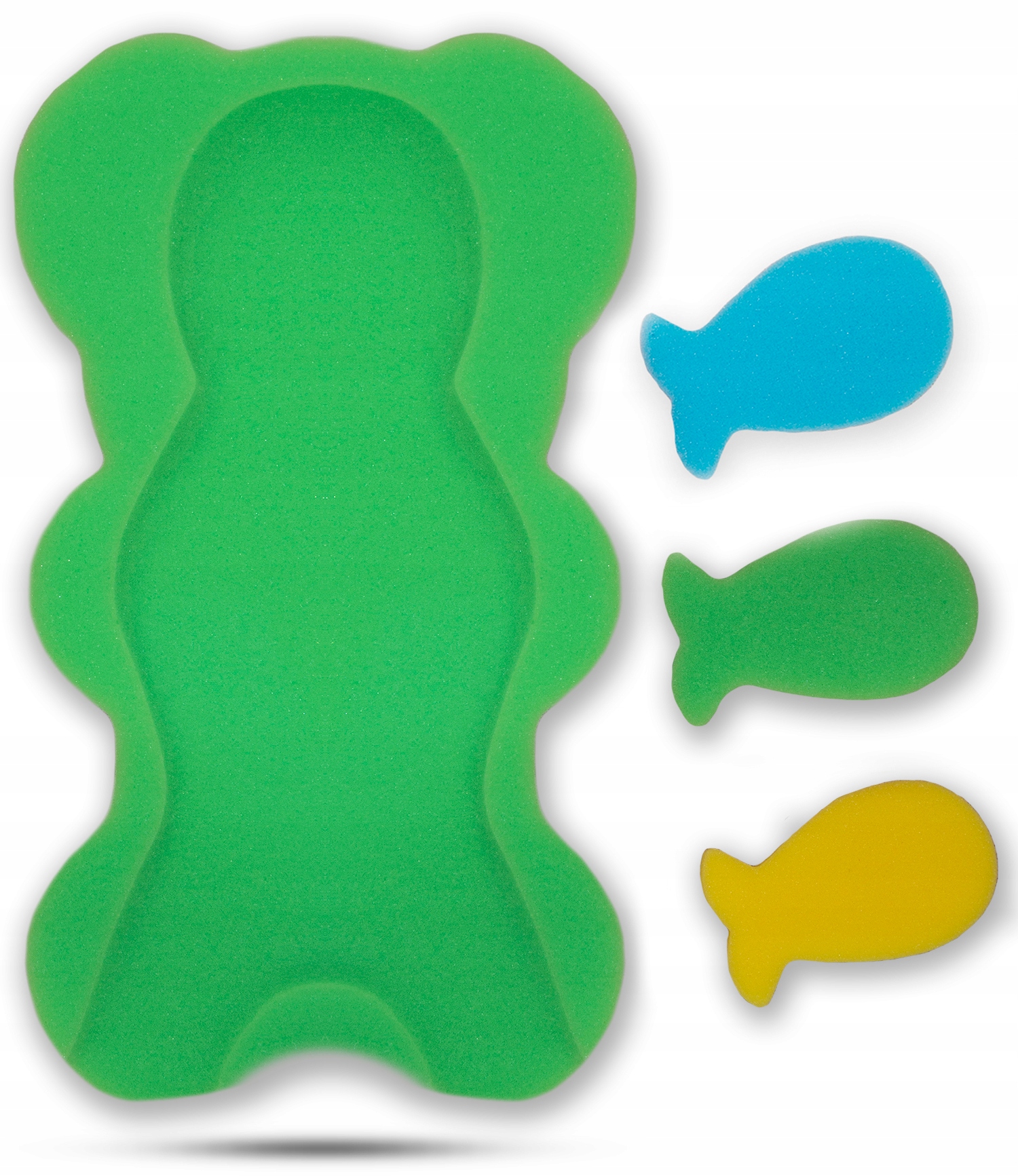 Materacyk do kąpieli gąbka mata do wanny + 3 gąbki