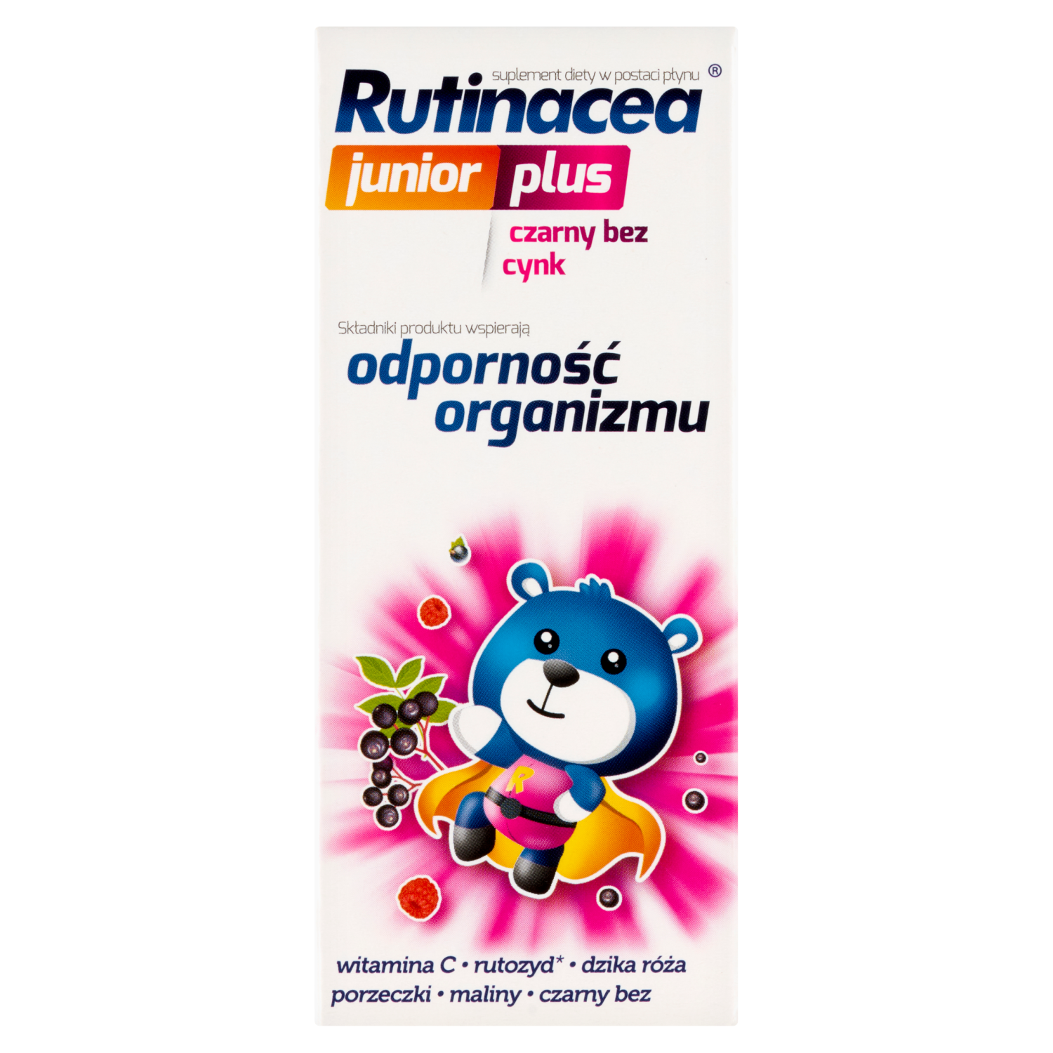 Rutinacea Junior Plus suplement diety w postaci płynu, 100 ml