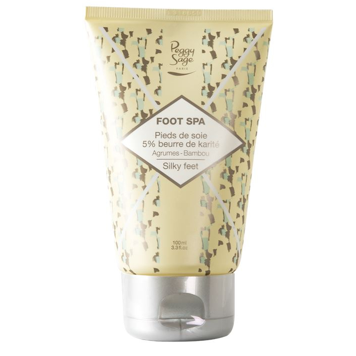 Peggy Sage Foot Spa Silky Feet krem do stóp 5% masła karite, 100 ml