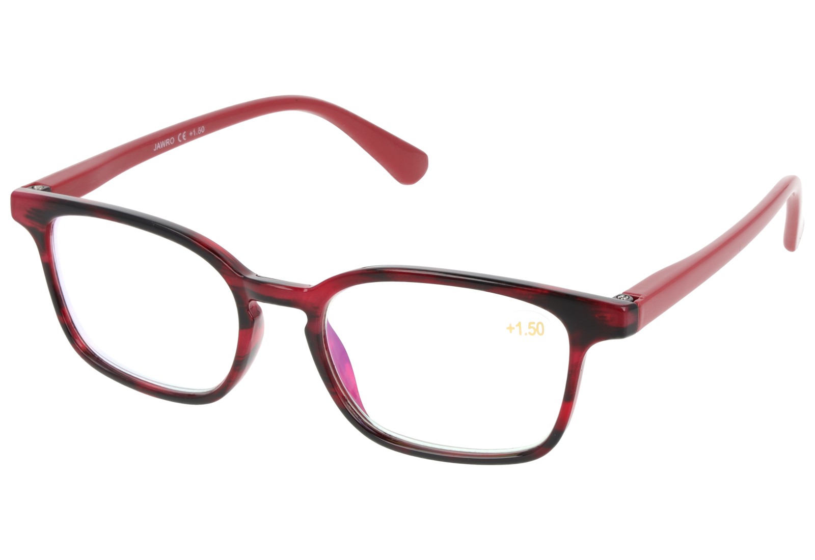 Jawro okulary do czytania z powłoką anty refleks AR dioptria +2,5, 1 para