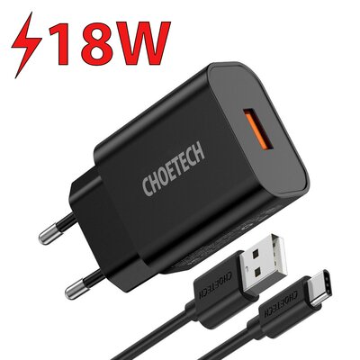 Ładowarka sieciowa CHOETECH Q5003 18W Czarny