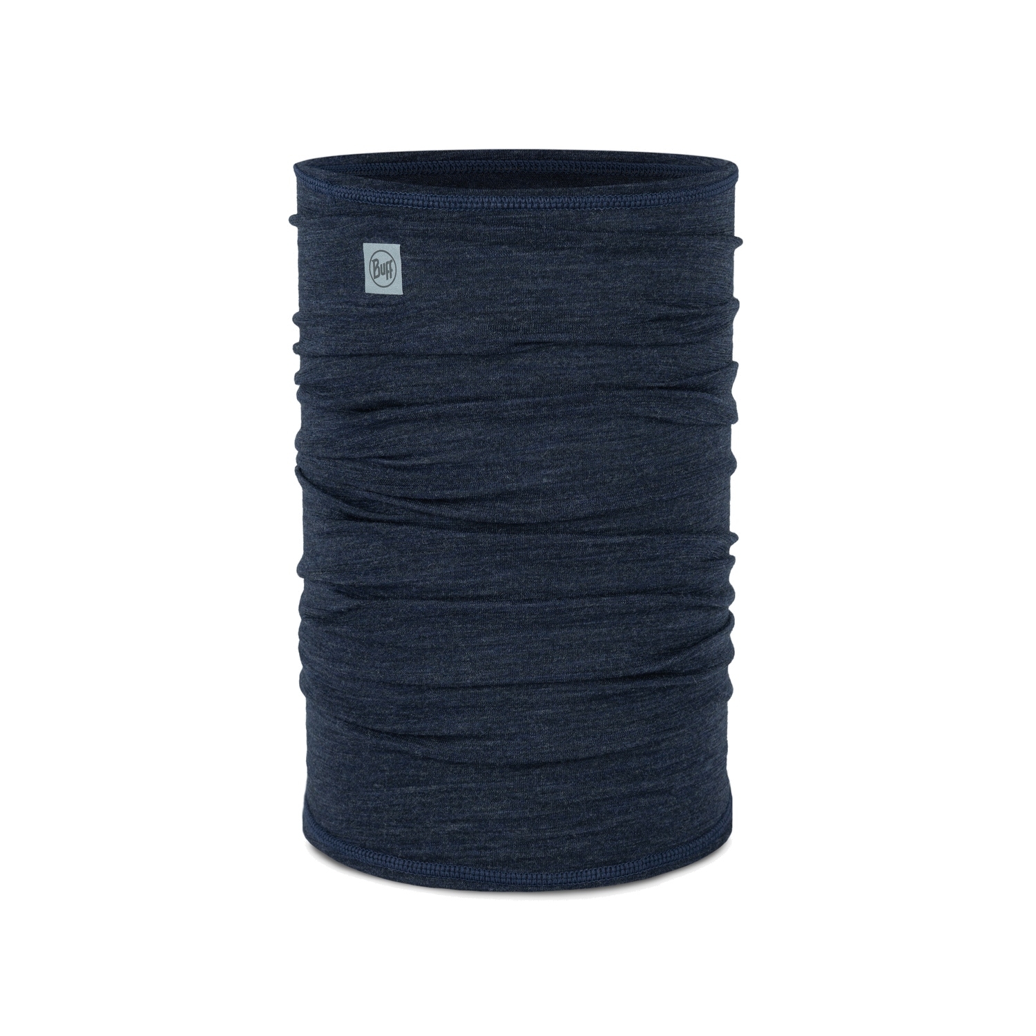 Chusta wielofunkcyjna Buff Merino Lightweight Bike Collection solid night blue reflective - ONE SIZE