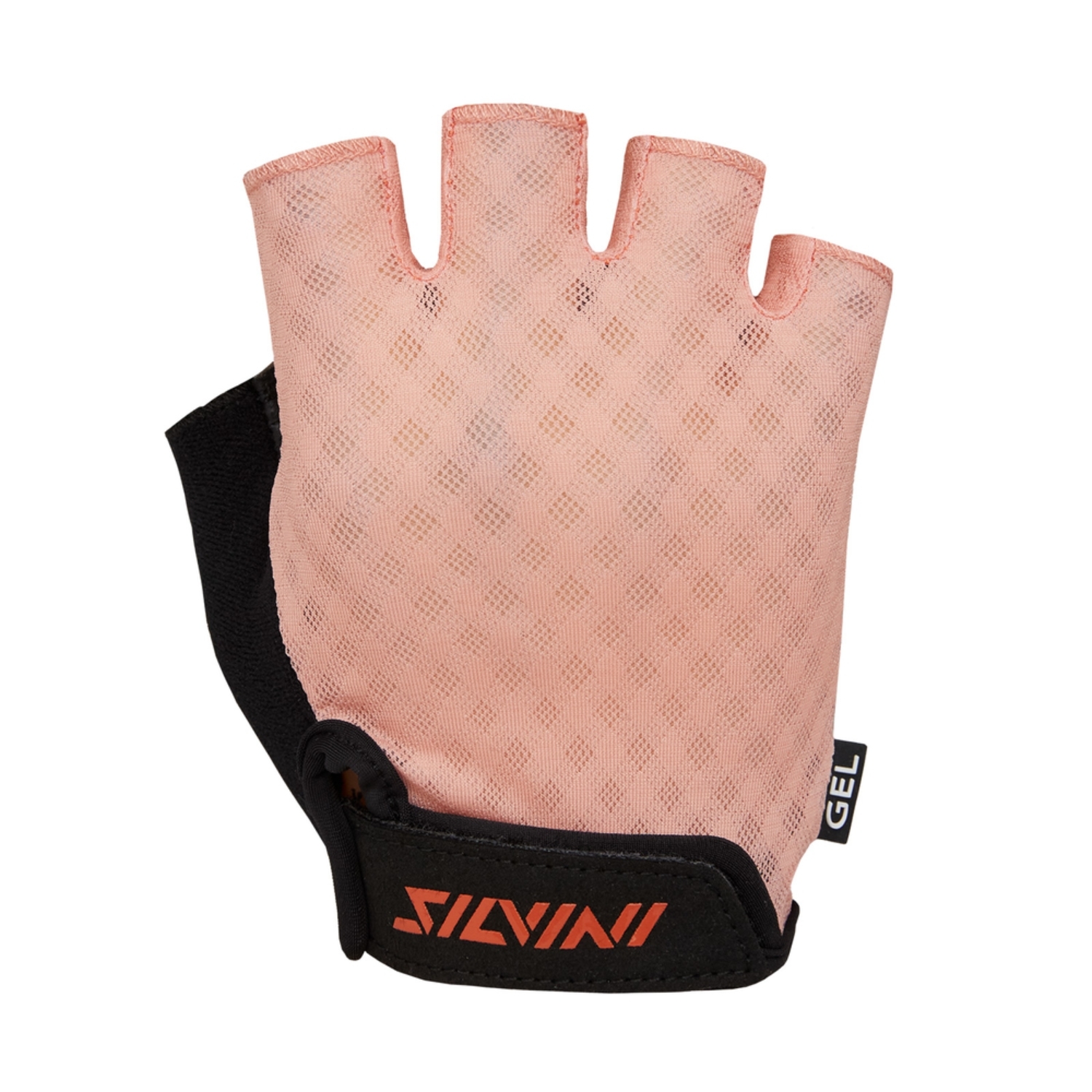 Damskie rękawiczki rowerowe krótkie Silvini Gaiona orange/black - L