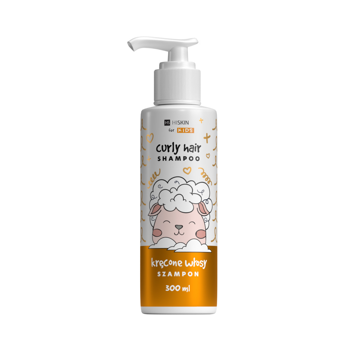 Hiskin For Kids szampon do włosów kręconych dla dzieci, 300 ml
