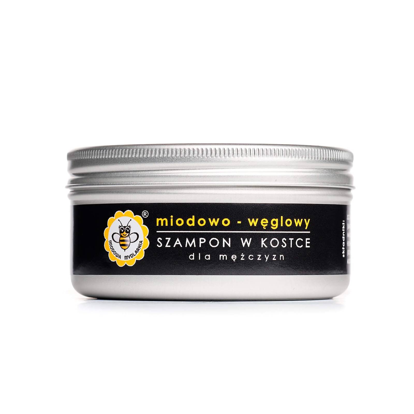Miodowa Mydlarnia szampon w kostce miodowo-węglowy, 70 g