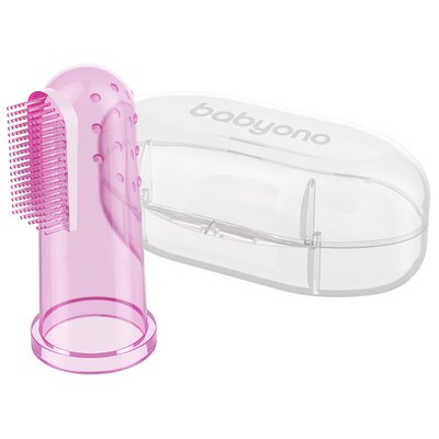 Szczoteczka do zębów dla niemowląt BABYONO 72303 + Etui