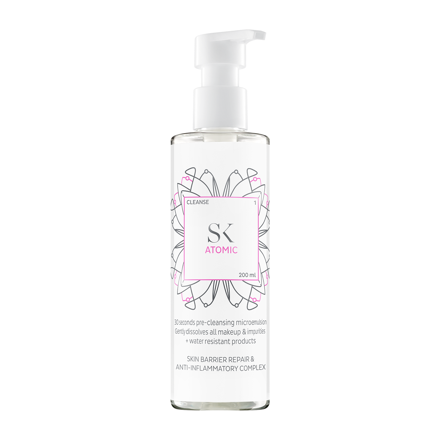 Skintegra Atomic olejowy żel do oczyszczania twarzy, 200 ml