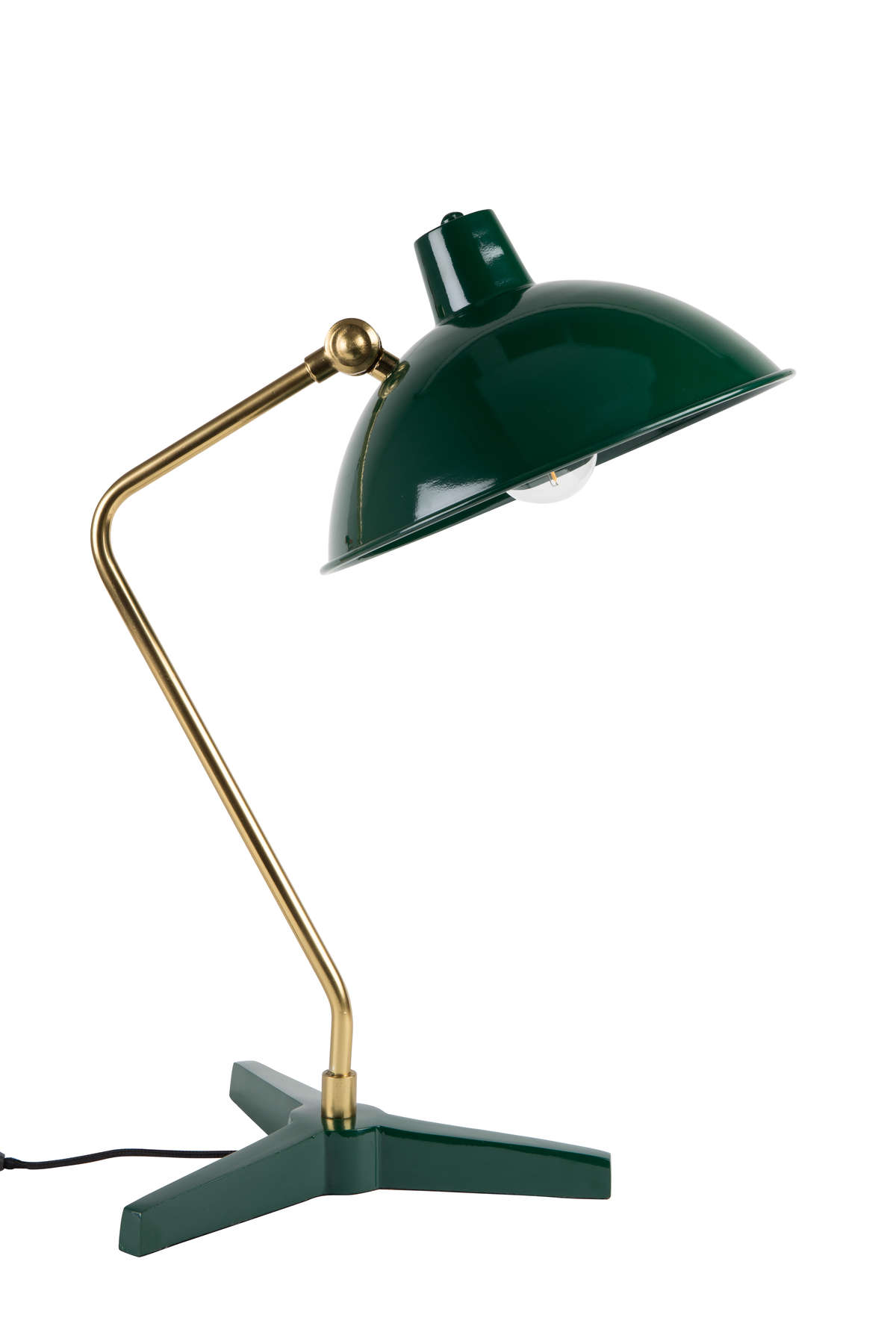 Dutchbone - Lampa stołowa Devi zielona