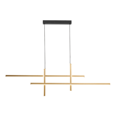 Lampa wisząca LED EDGE czarno-złota