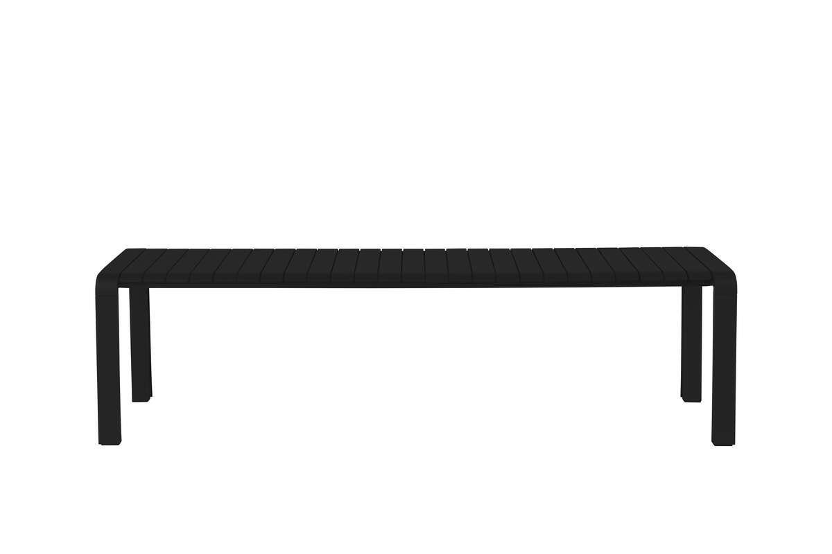 Zuiver - Ławka ogrodowa VONDEL 175 cm (czarna)