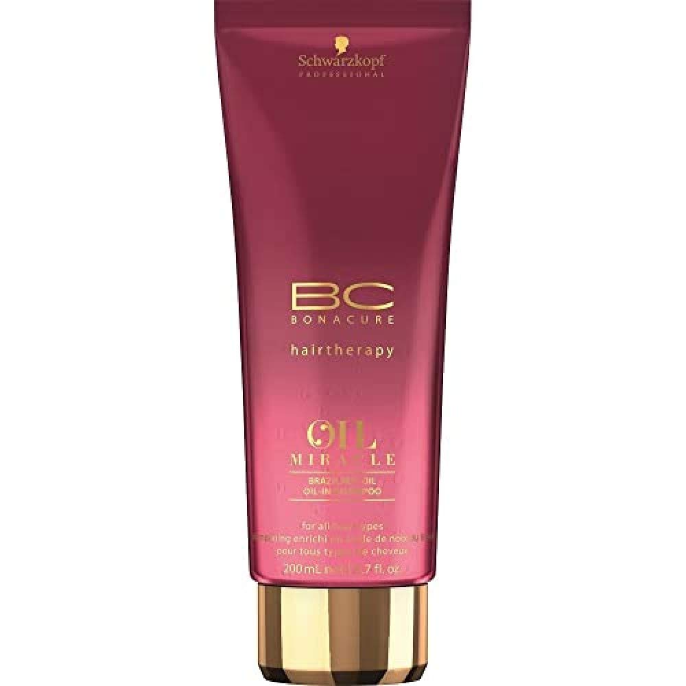 Schwarzkopf Professional BC Bonacure Oil Miracle Brazilnut szampon do włosów z olejkiem z orzechów brazylijskich, 200 ml