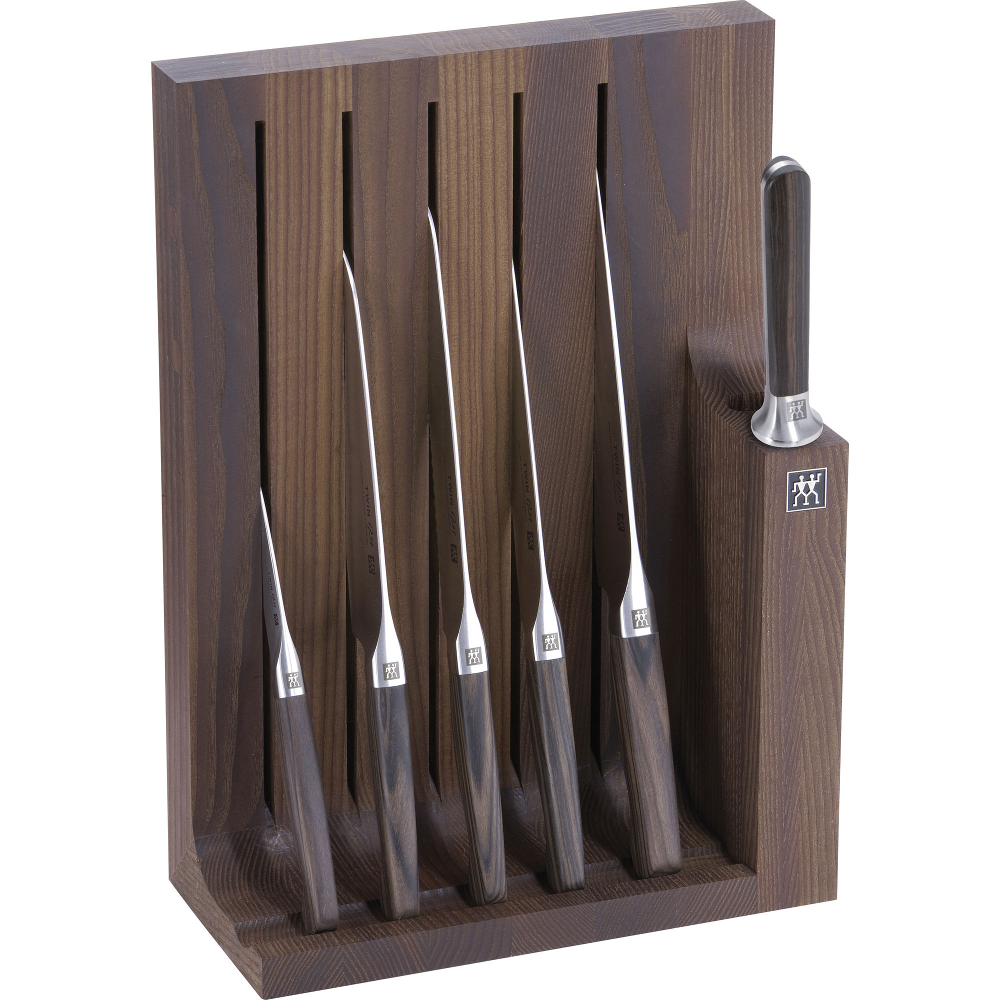 Zwilling - Zestaw 5 noży w drewnianym bloku Twin 1731