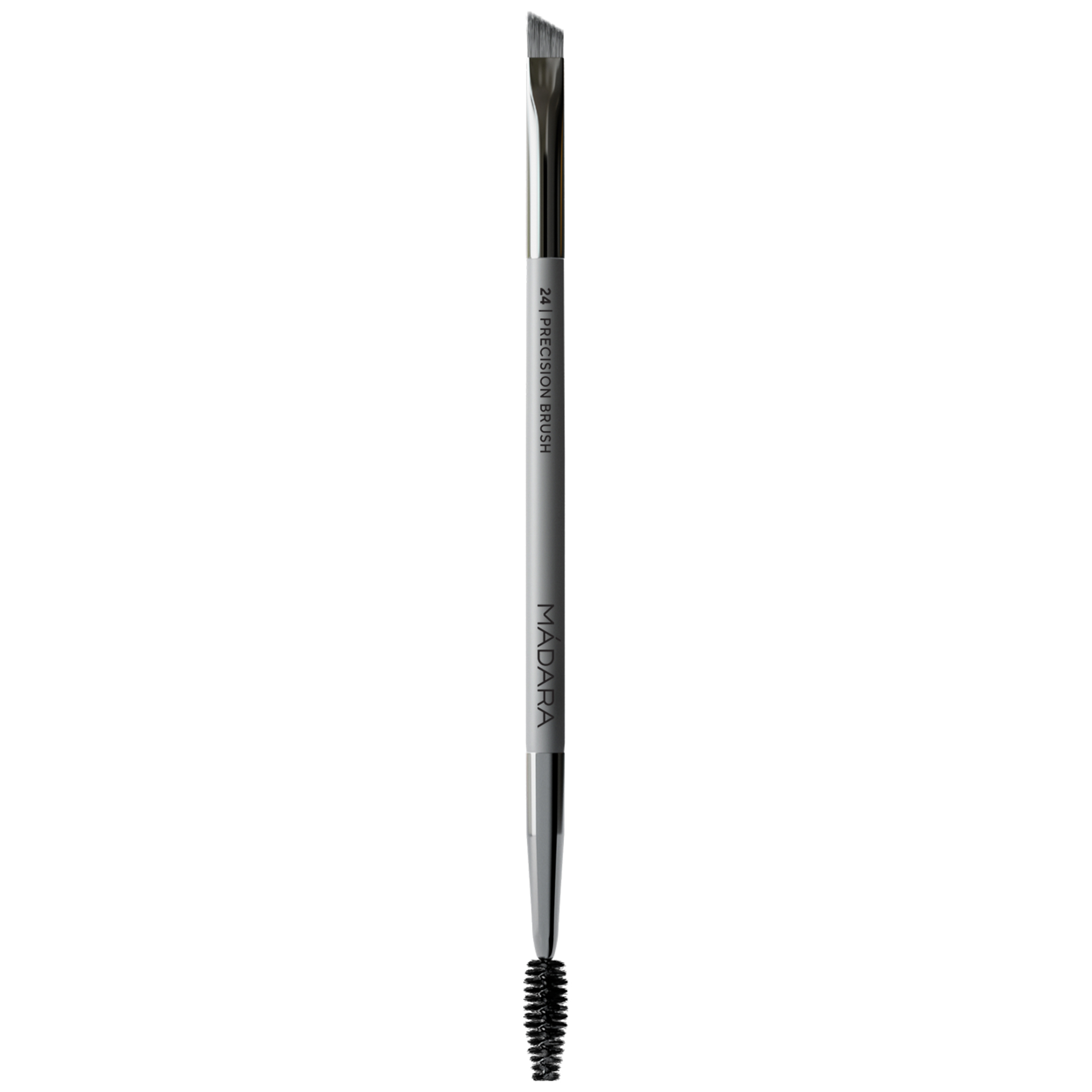 Madara Precision Brush dwustronny aplikator do makijażu brwi i oczu, 1 szt.