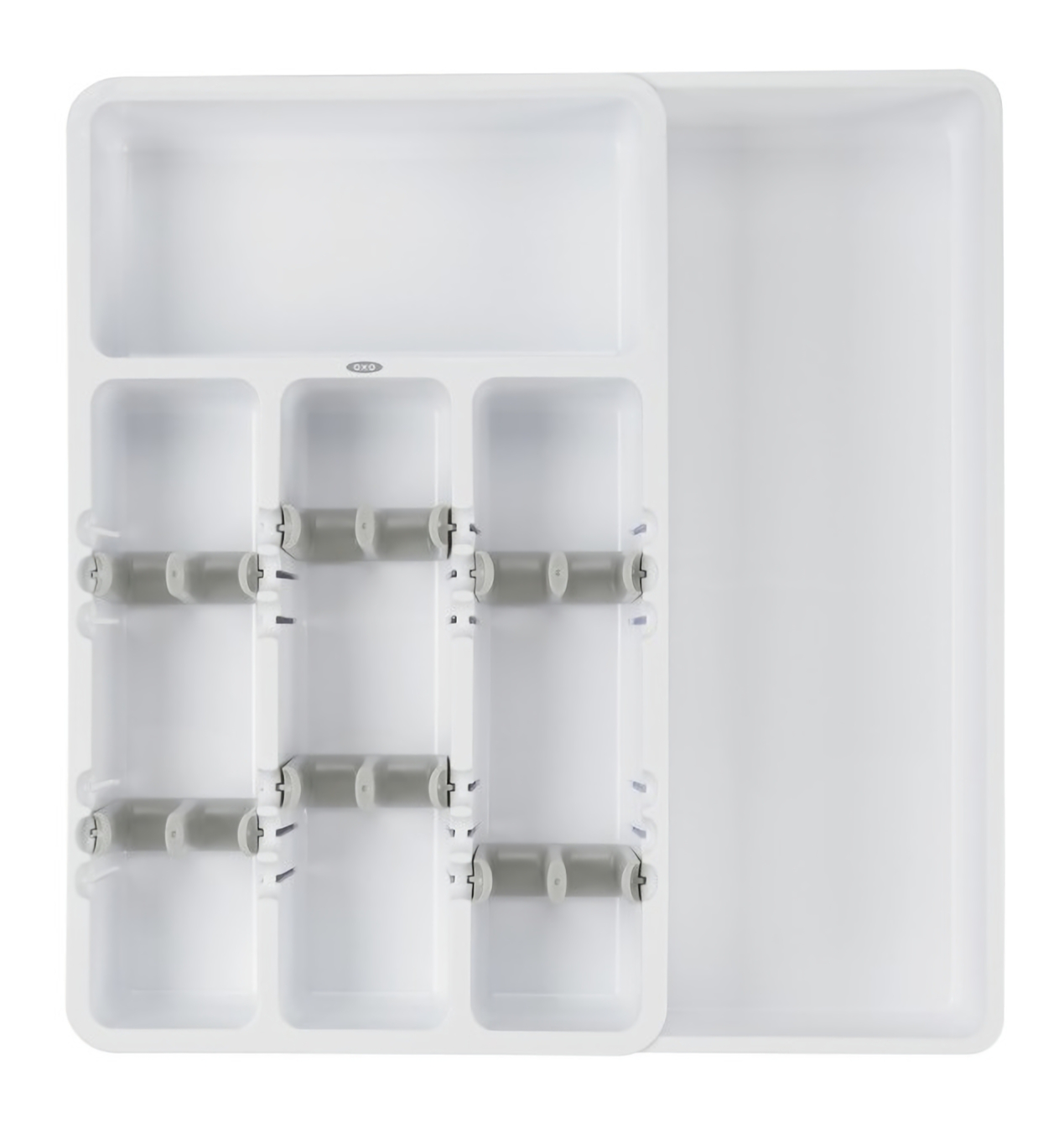 OXO - Organizer regulowany na sztućce Good Grips Biały