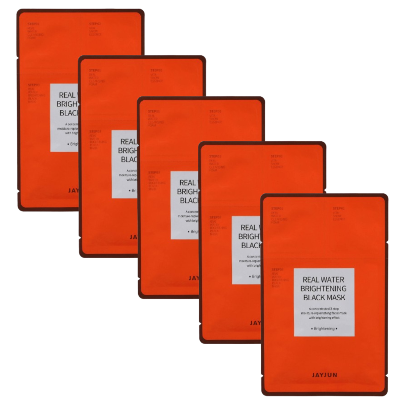 Jayjun zestaw oczyszczająco-kojących masek w płachcie, 5x25 ml