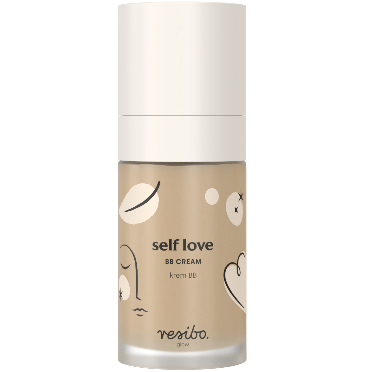 Resibo Self Love Glow krem BB do twarzy natural beige, 30 ml