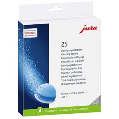 Tabletki czyszczące do ekspresu JURA 3-fazowe (25 szt.)