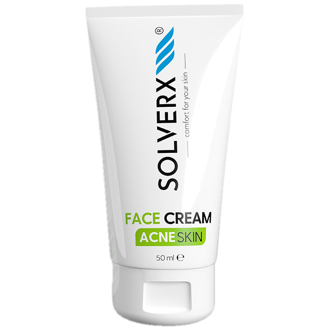 Solverx Acne Skin krem do twarzy do cery trądzikowej, 50 ml