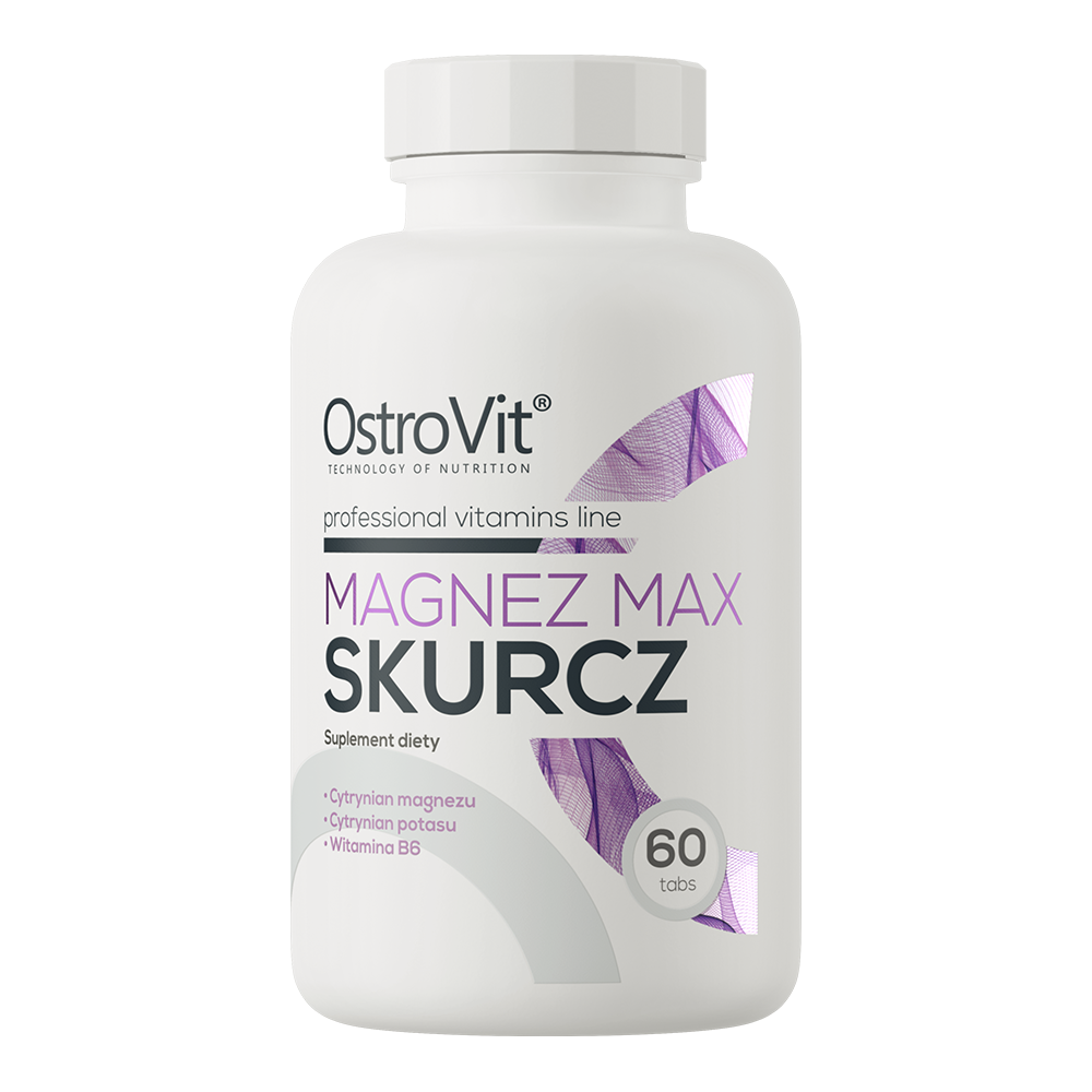 OstroVit Magnez Max Skurcz suplement diety, 60 tabl./1 opak.