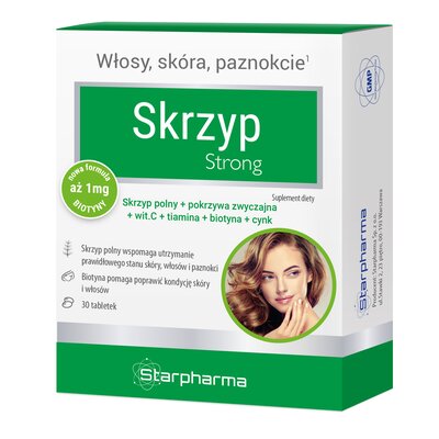 Kompleks witamin i minerałów STARPHARMA Strong  Skrzyp (30 tabletek)