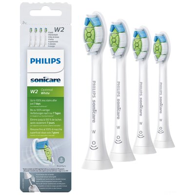 Końcówka szczoteczki PHILIPS Sonicare W2 Optimal White HX6064/10 (4 szt.) (Wybielanie zębów)