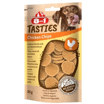Przysmak dla psa 8IN1 Tasties Chicken Chips 85 g