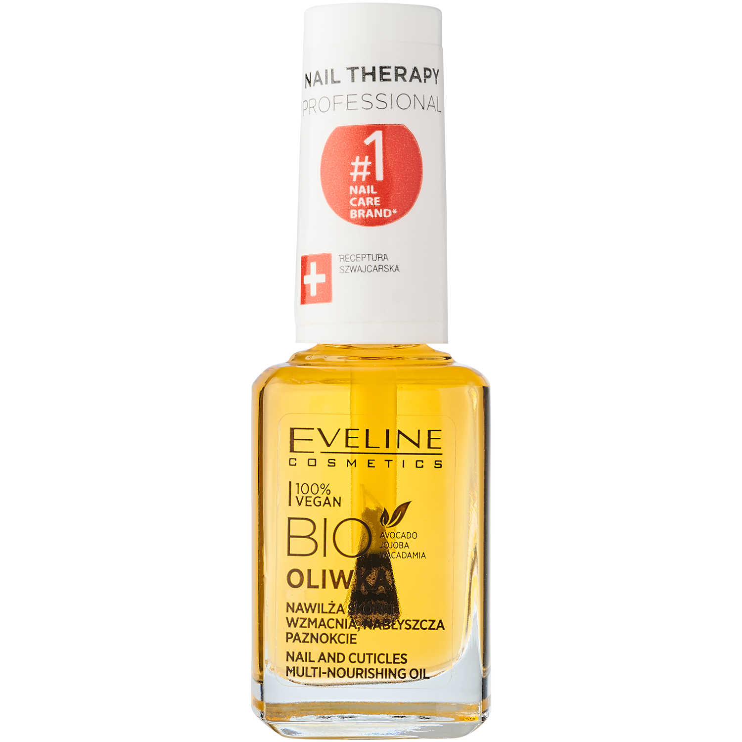 Eveline Cosmetics Bio multiodżywcza oliwka do skórek i paznokci, 12 ml