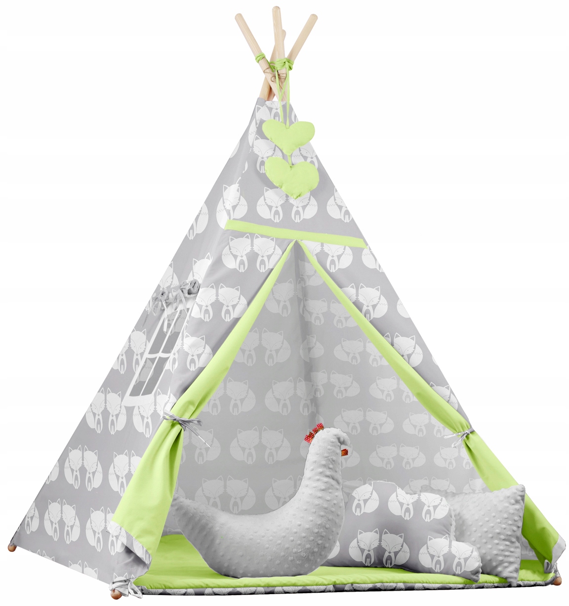 Namiot tipi wigwam minky+ poduszki 120x120 Babymam