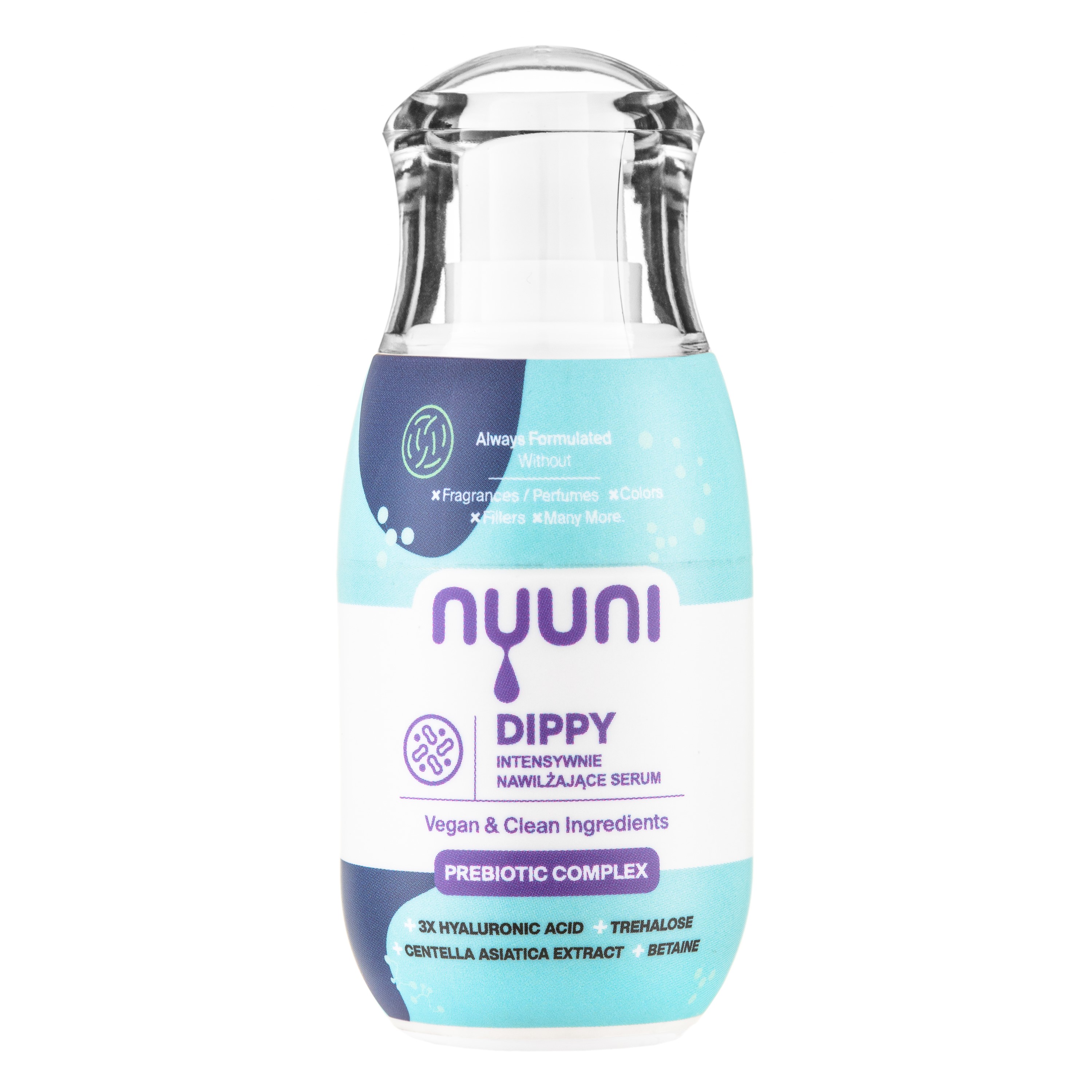 Nuuni Dippy intensywnie nawilżające serum z potrójnym kwasem hialuronowym, 30 ml