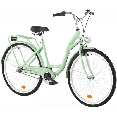 Rower miejski INDIANA Moena S3B D18 28 cali damski Miętowy