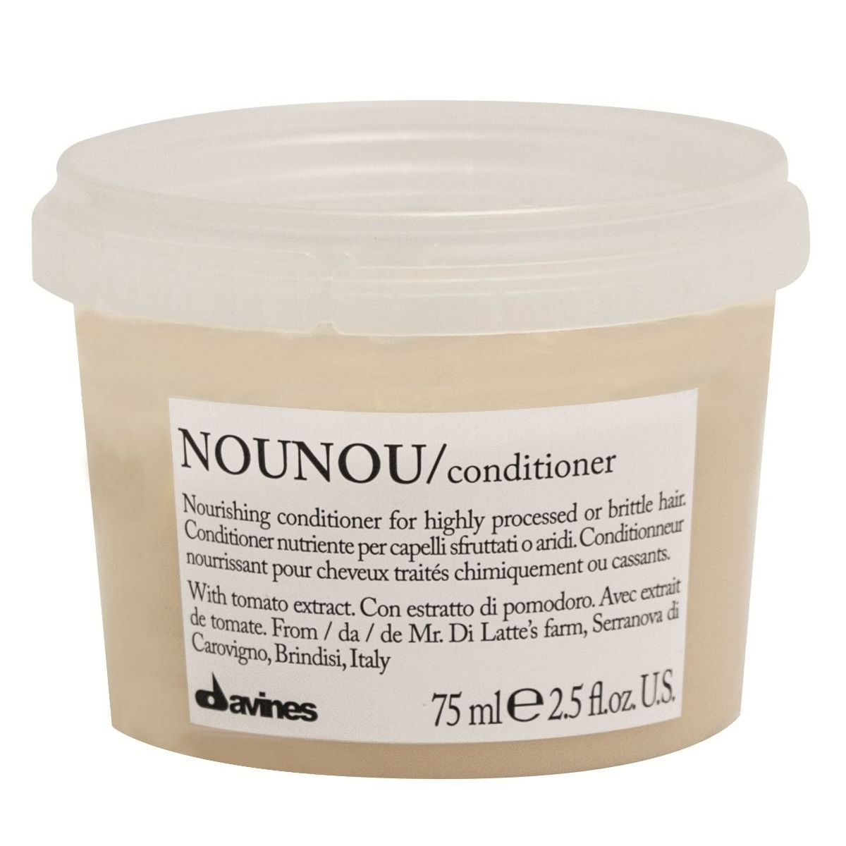 Davines Essential Haircare NOUNOU odżywka nawilżająca do włosów suchych, 75 ml