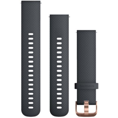 Pasek do Garmin Vivoactive 3 koperta 40-43.7 mm (szerokość paska 20 mm) Granatowo-złoty