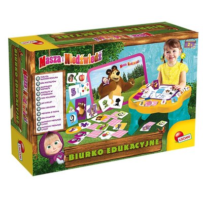 Stolik edukacyjny LISCIANI Masza i Niedźwiedź 304-PL78028