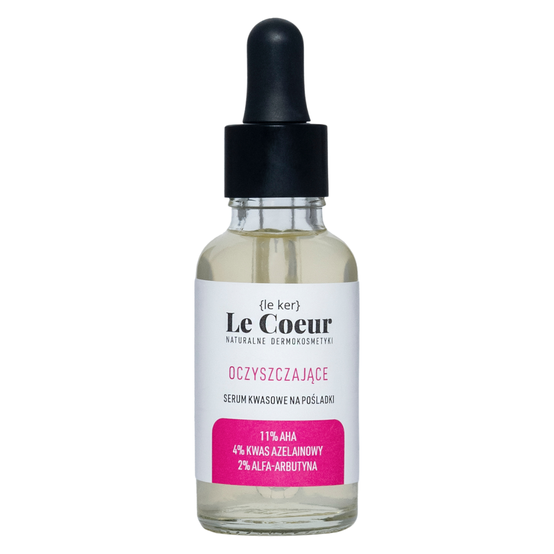 Le Coeur oczyszczające serum kwasowe na pośladki, 30 ml
