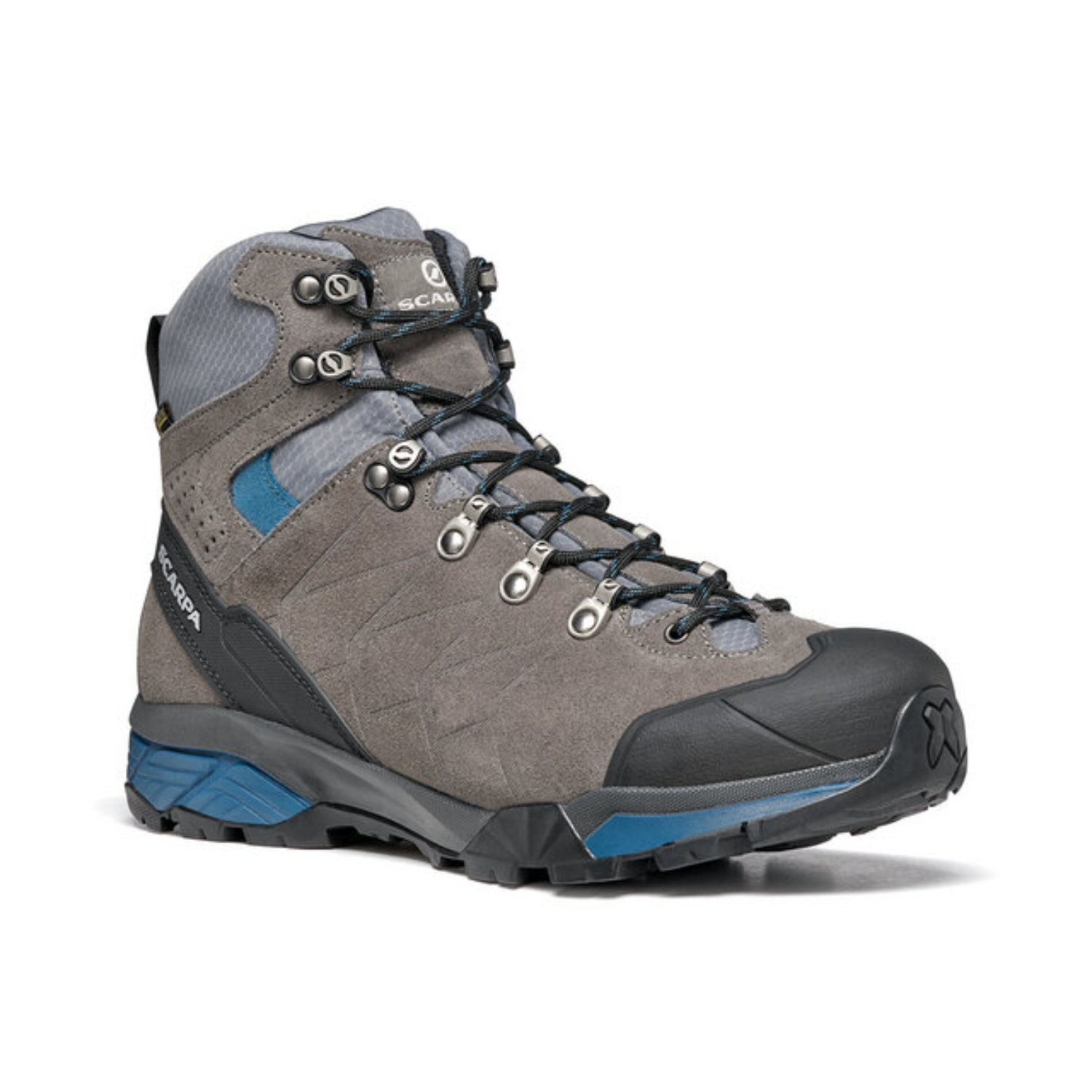 Męskie buty górskie Scarpa ZG Trek GTX Wide titanum/lake blue - 46,5