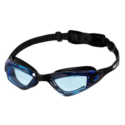 Okulary pływackie NILS AQUA NQG770AF Junior Czarno-niebieski filtr UV
