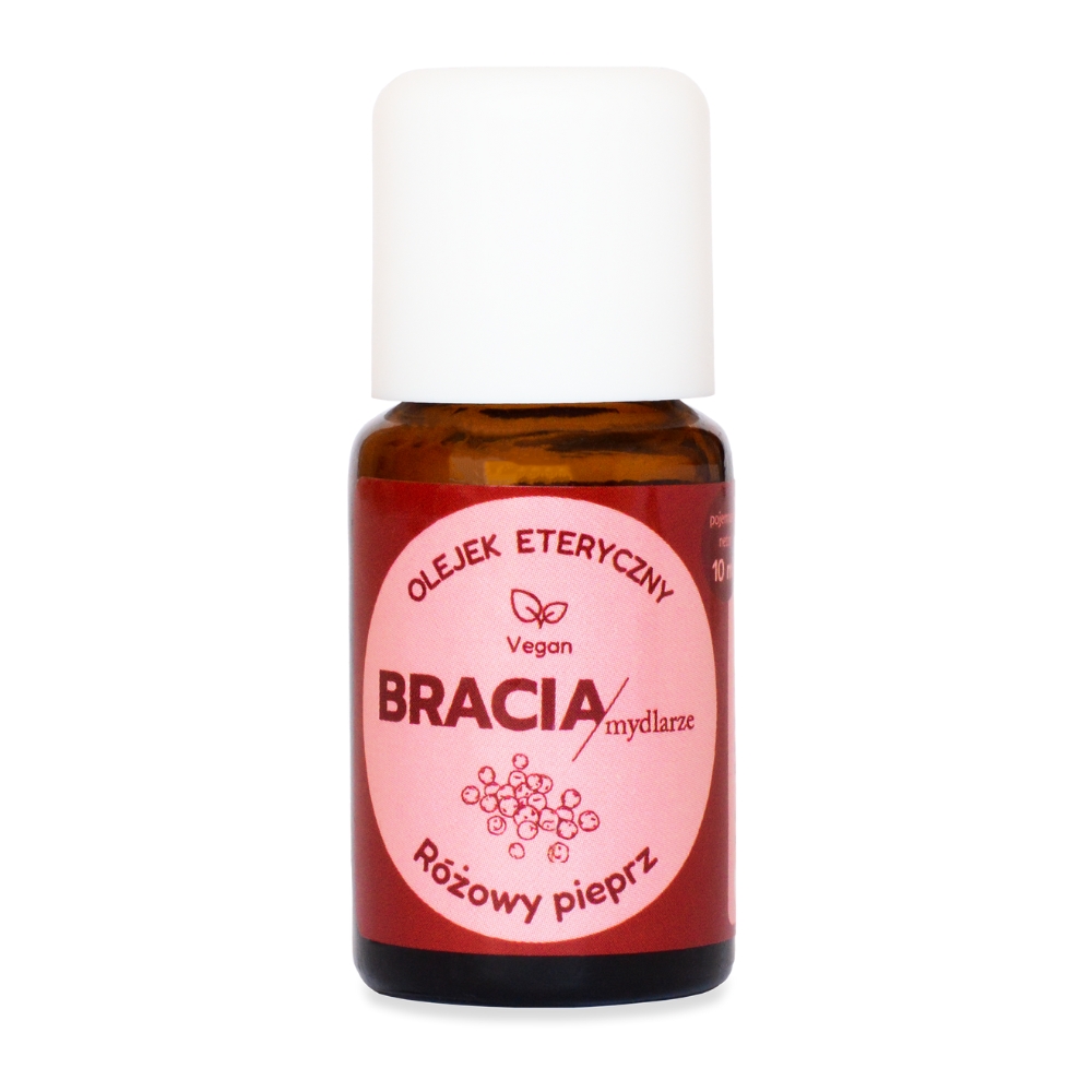Bracia Mydlarze olejek eteryczny, różowy pieprz, 10 ml