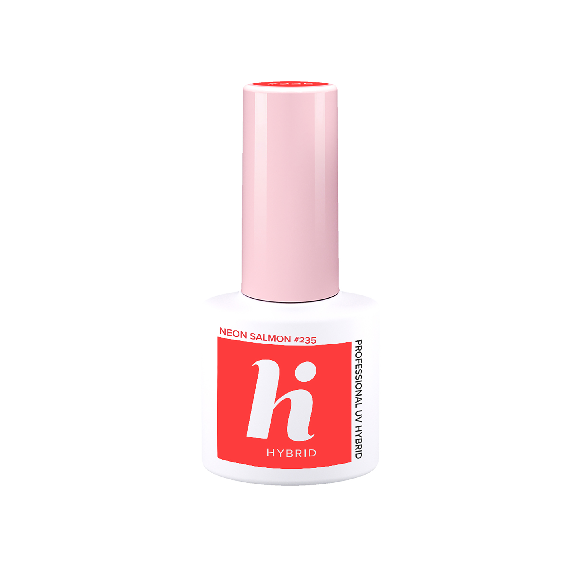 Hi Hybrid lakier hybrydowy do paznokci 235 neon salmon, 5 ml