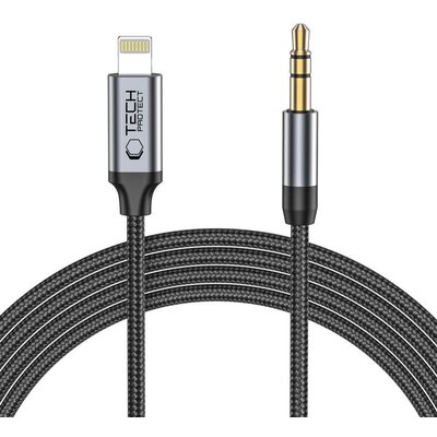 Kabel Jack 3.5 mm - Lightning TECH-PROTECT UltraBoost 1 m