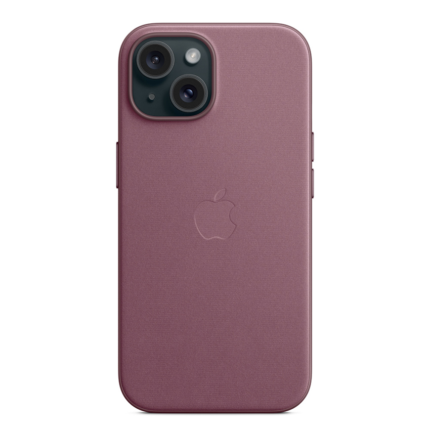 Apple iPhone 15 FineWoven Case with MagSafe - Mulberry