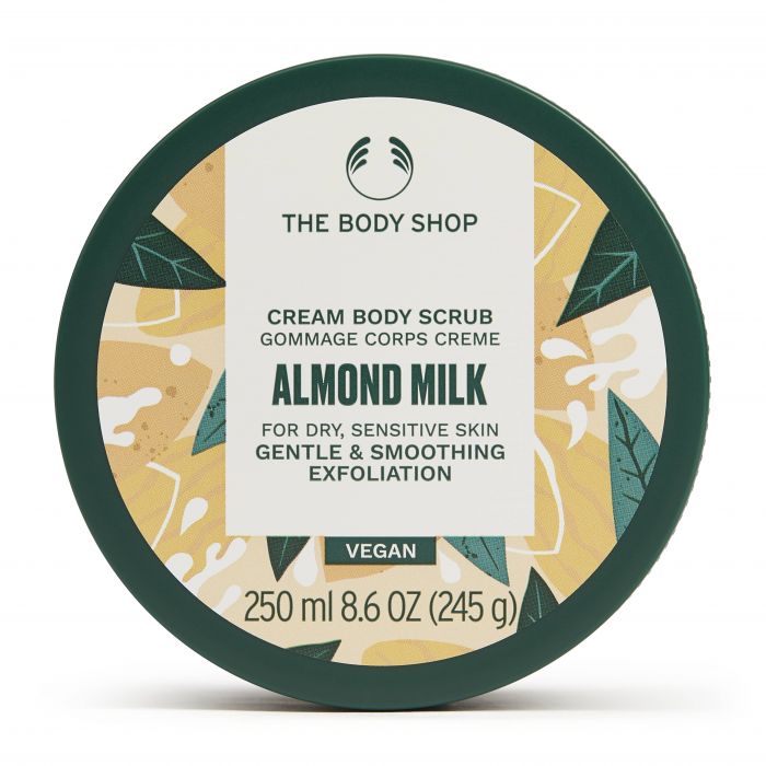 The Body Shop Almond Milk wegański peeling do ciała, 250 ml