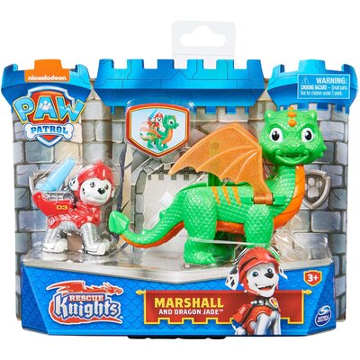 Figurka SPIN MASTER Psi Patrol Rescue Knights Rycerze Marshall i smok Jade