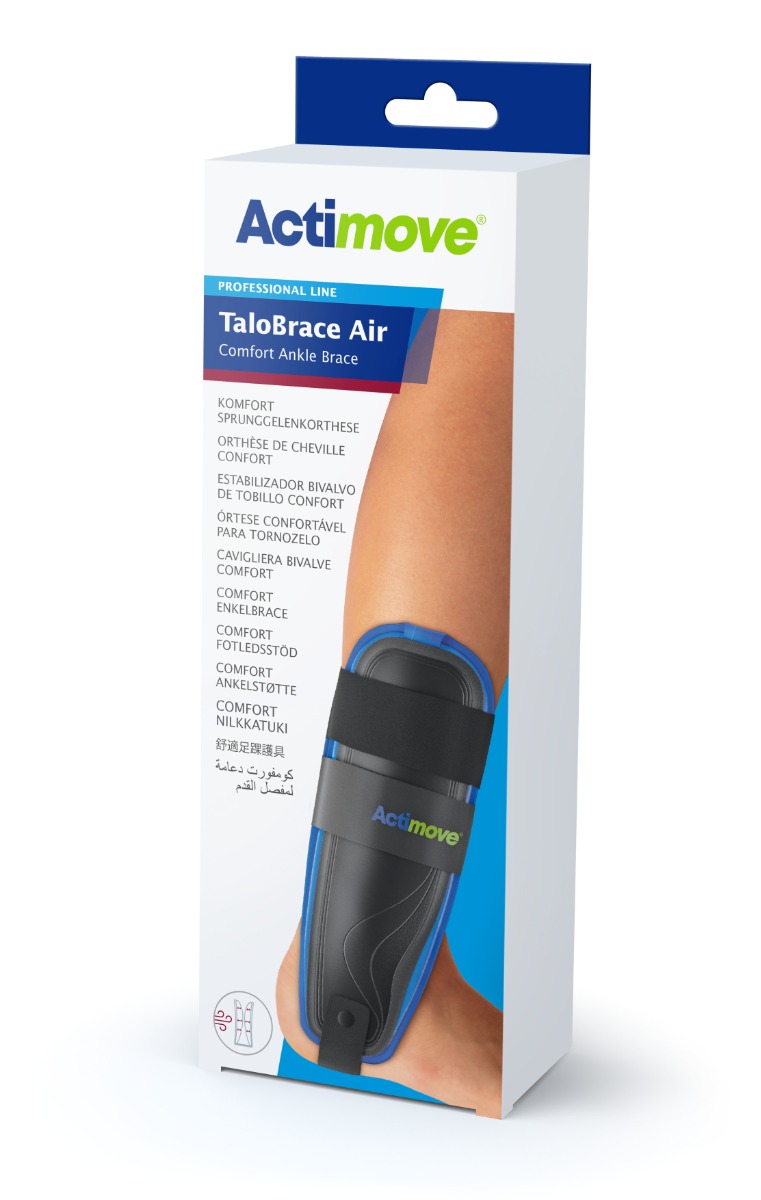 Actimove Professional Line orteza stawu skokowego z powietrznymi poduszkami pneumatycznymi prawa rozmiar L/XL, 1 szt.