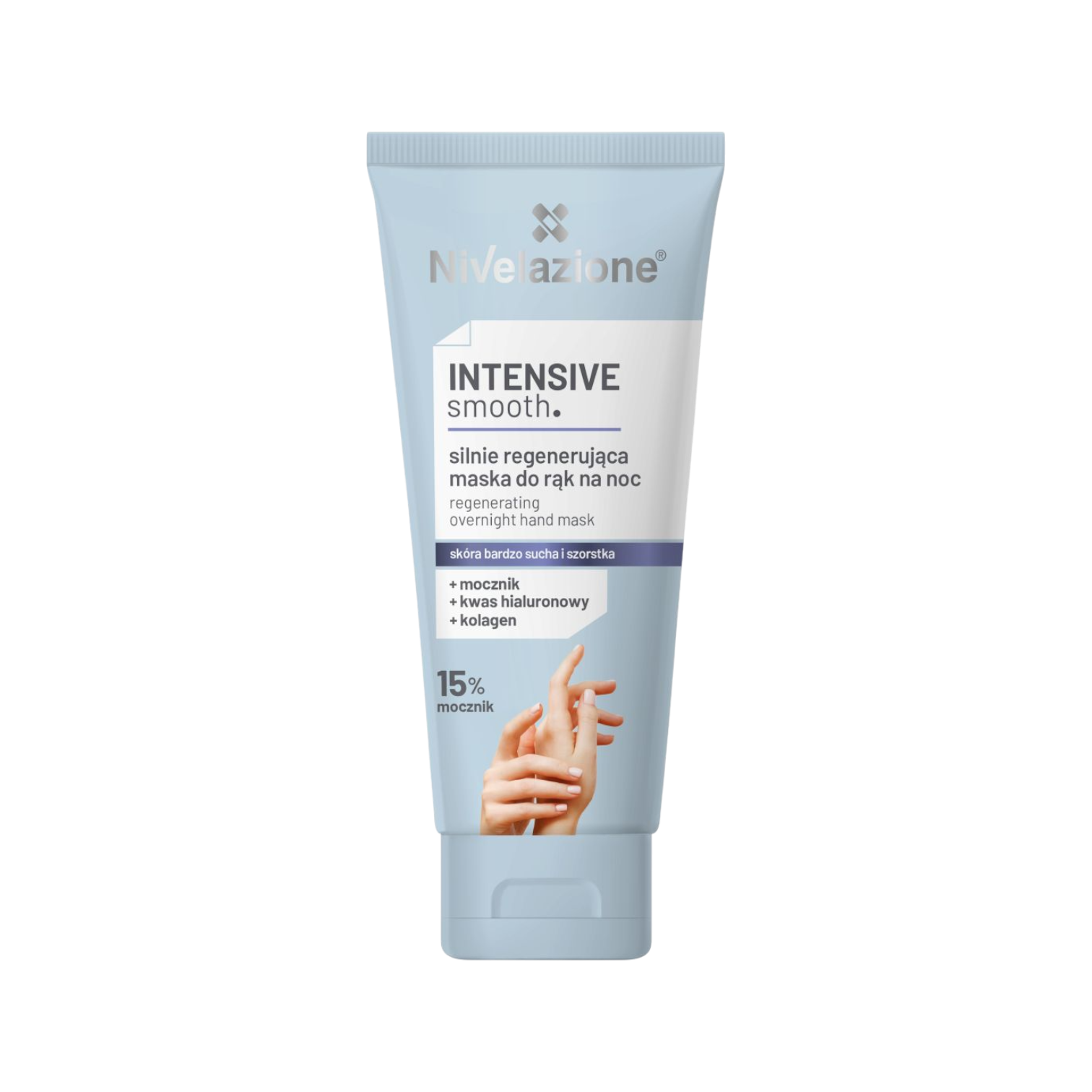 Nivelazione silnie regenerująca maska do rąk na noc, 80 ml