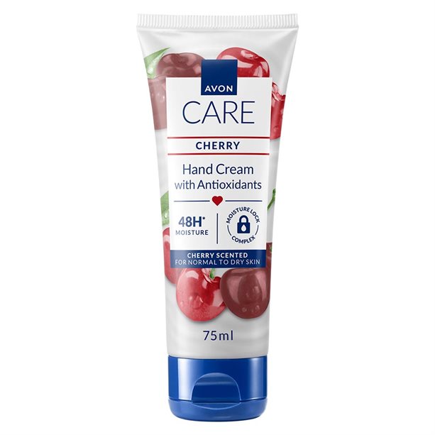 Avon Care Cherry wiśniowy krem do rąk z antyoksydantami, 75 ml