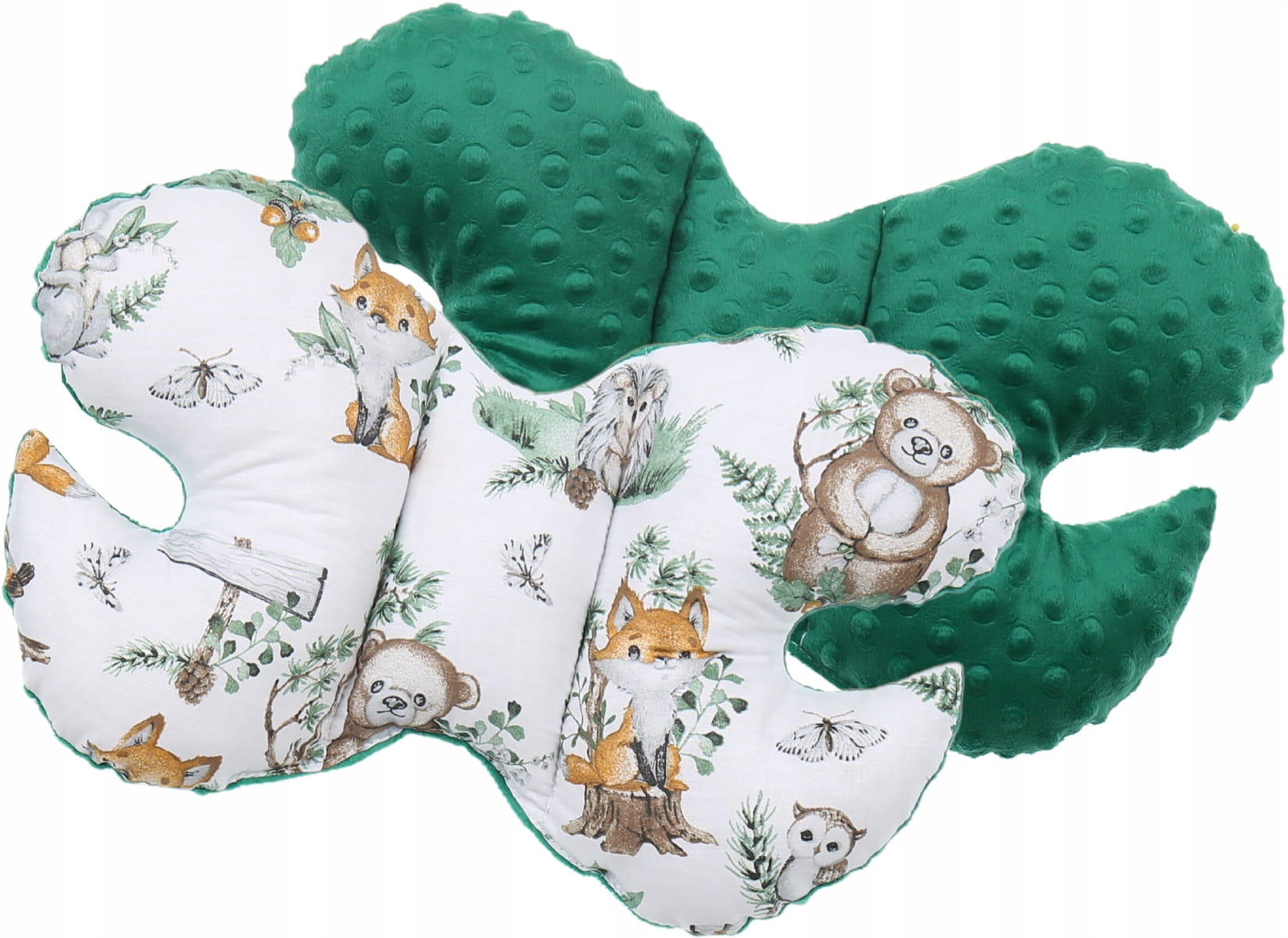 PODUSZKA PODRÓŻNA ANTYWSTRZĄSOWA MOTYLEK MINKY