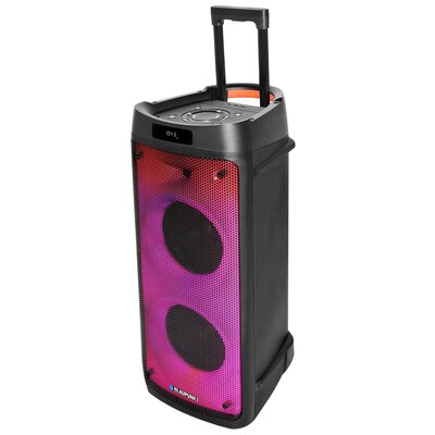 Power Audio BLAUPUNKT PB08DB, 700W, Bluetooth, Bateria 16 godzin, Dwa bezprzewodowe mikrofony w zestawie, Tuner FM