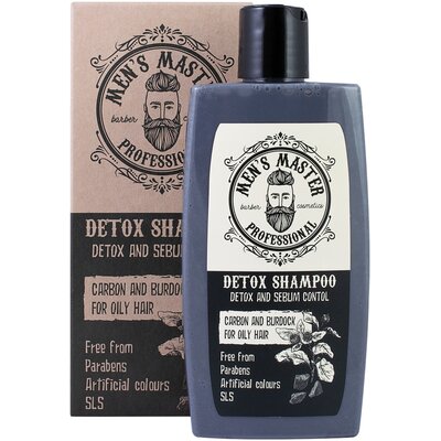 Szampon MENS MASTER Węgiel & Łopian 260 ml