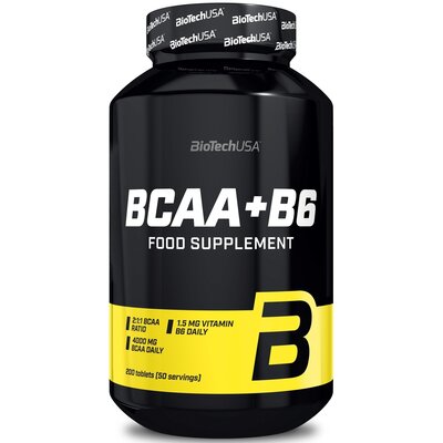 Aminokwasy BCAA BIOTECH +B6 (200 tabletek)