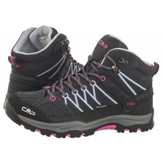 Buty Trekkingowe CMP Kids Rigel Mid Trekking Shoe Wp 3Q12944J 66UM Titanio-Skyway